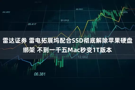 雷达证券 雷电拓展坞配合SSD彻底解除苹果硬盘绑架 不到一千五Mac秒变1T版本